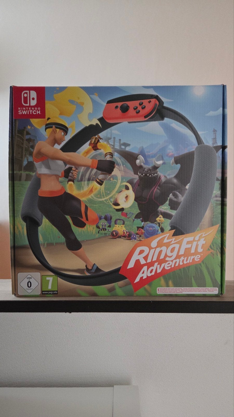 Ring Fit Adventure voor Nintendo Switch, Spelcomputers en Games, 1 speler, Ophalen of Verzenden, Zo goed als nieuw, Sport