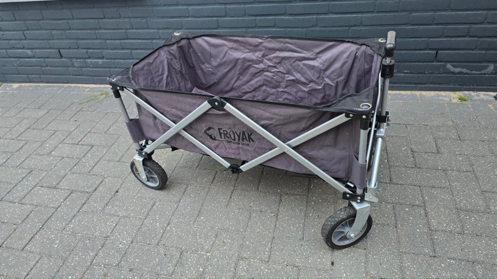 Froyak opvouwbare bolderkar - Handig en compact, Caravans en Kamperen, Bolderkarren, Ophalen of Verzenden, Opvouwbaar, Gebruikt