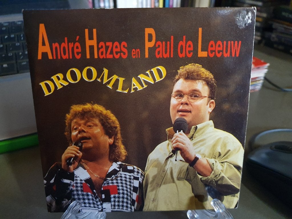 Andre Hazes en Paul de Leeuw Droomland cd single, Ophalen, Zo goed als nieuw, Levenslied of Smartlap