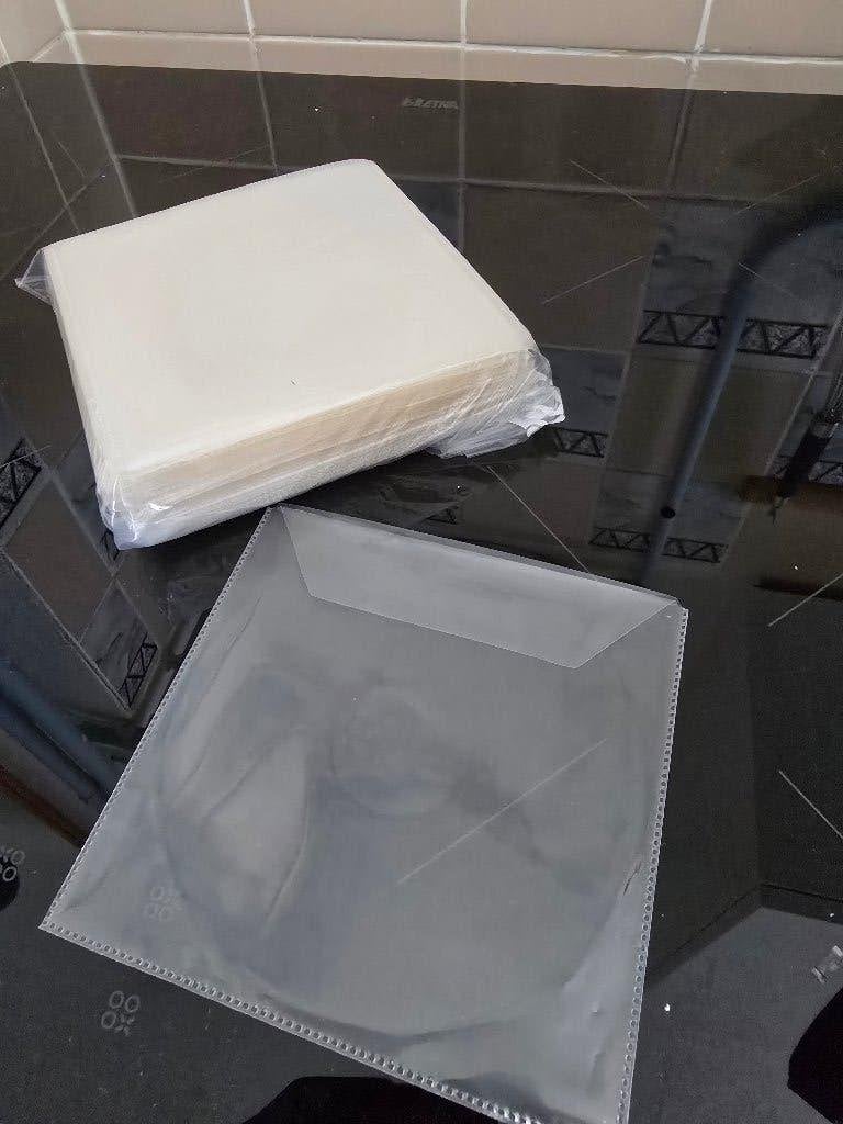 100 CD hoesjes verpakt., Dubbellaags, Cd, Nieuw, Ophalen of Verzenden