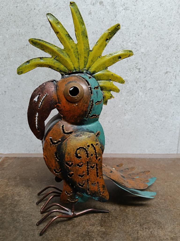 Metalen papegaai, Ophalen of Verzenden