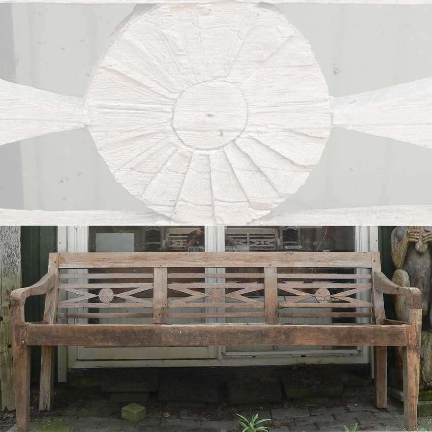 Diepe stationsbank voor zacht prijsje RB55 lounge bank teak, Ophalen of Verzenden