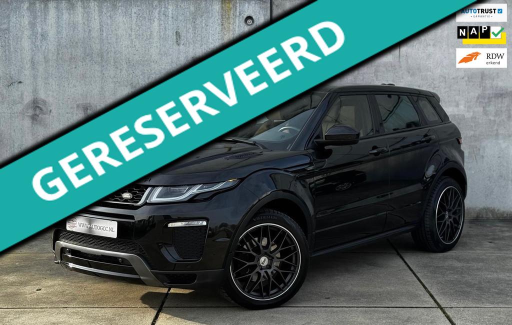 Land Rover Range Rover Evoque 2.0 Si4 AUTOBIOGRAPHY 4WD HSE, Auto's, Land Rover, 4 cilinders, Zwart, Bedrijf, Vierwielaandrijving
