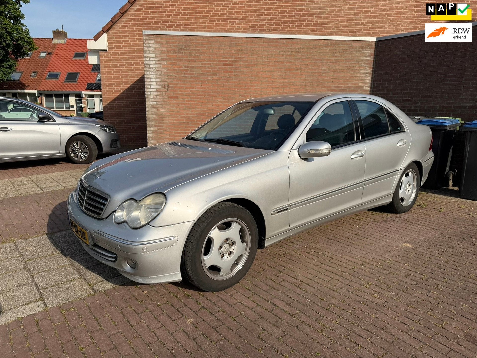 Mercedes-Benz C-klasse 200 K. Avantgarde, Auto's, Automaat, Achterwielaandrijving, Gebruikt, Zwart