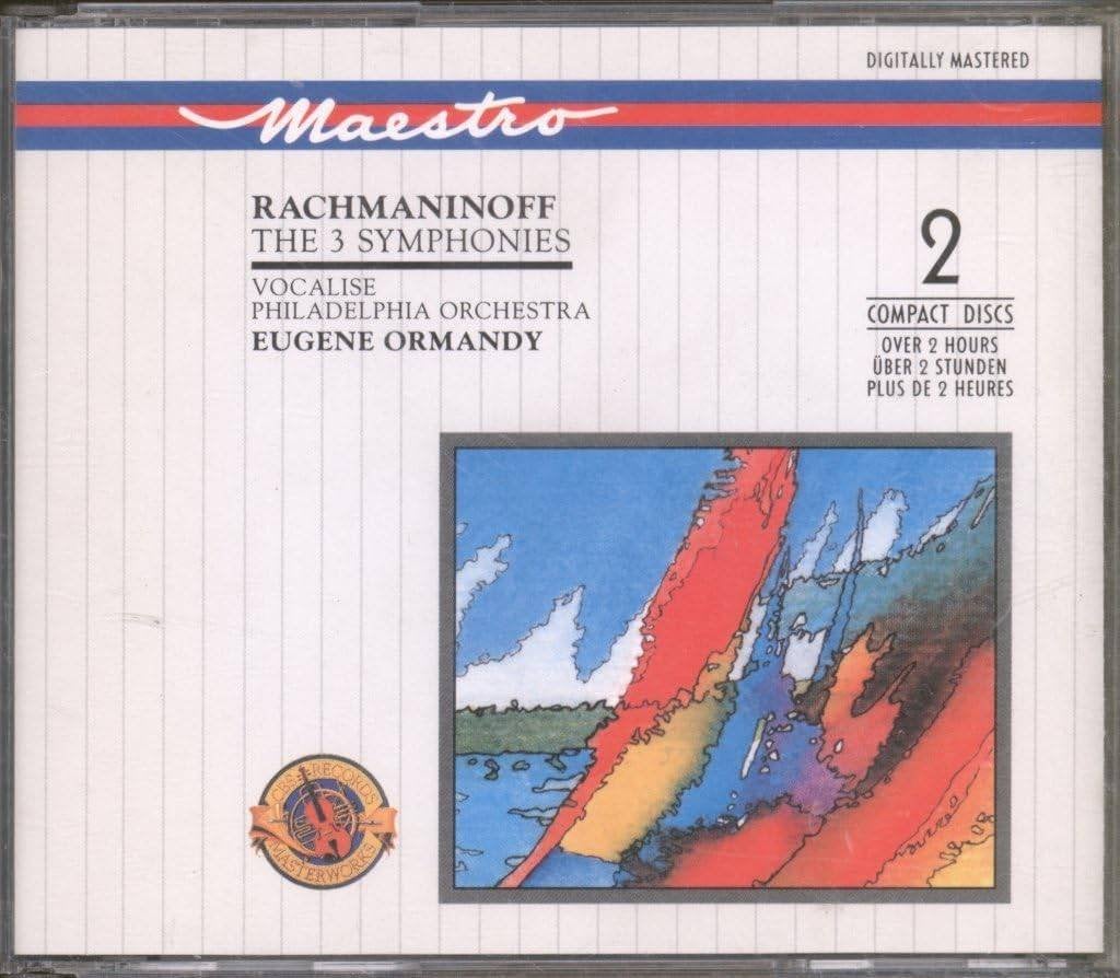 rachmaninoff the 3 symphonies 2 cdbox, Verzenden, Romantiek, Zo goed als nieuw, Orkest of Ballet