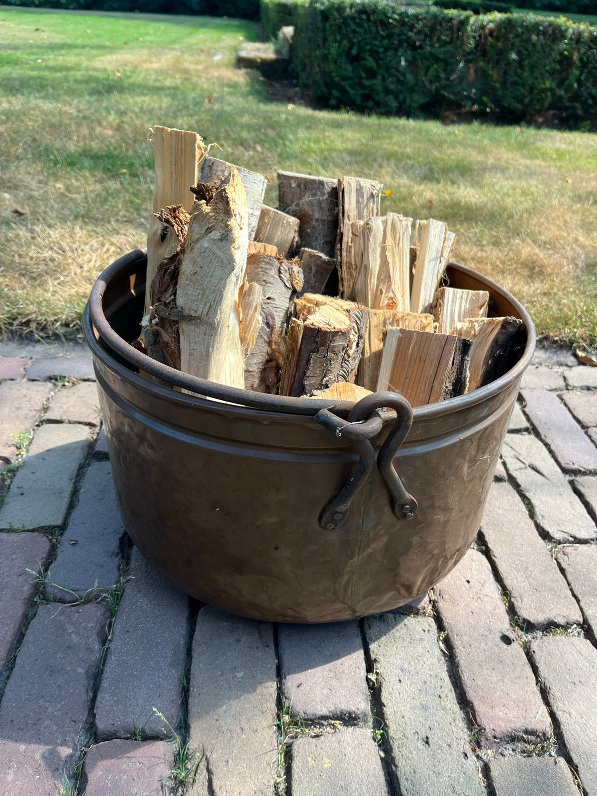 Koperen ketel, Ophalen