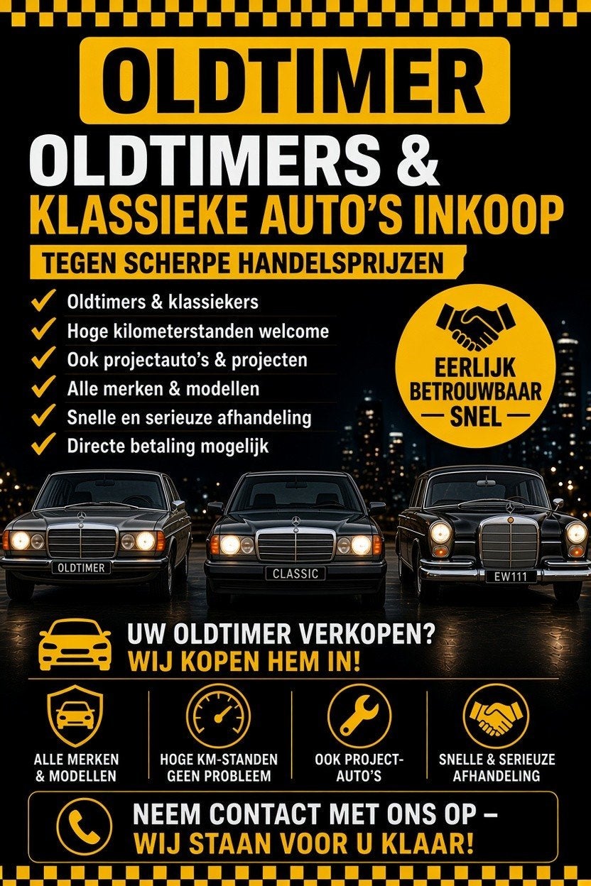 oldtimer inkoop, Ophalen, Gebruikt, Bumper