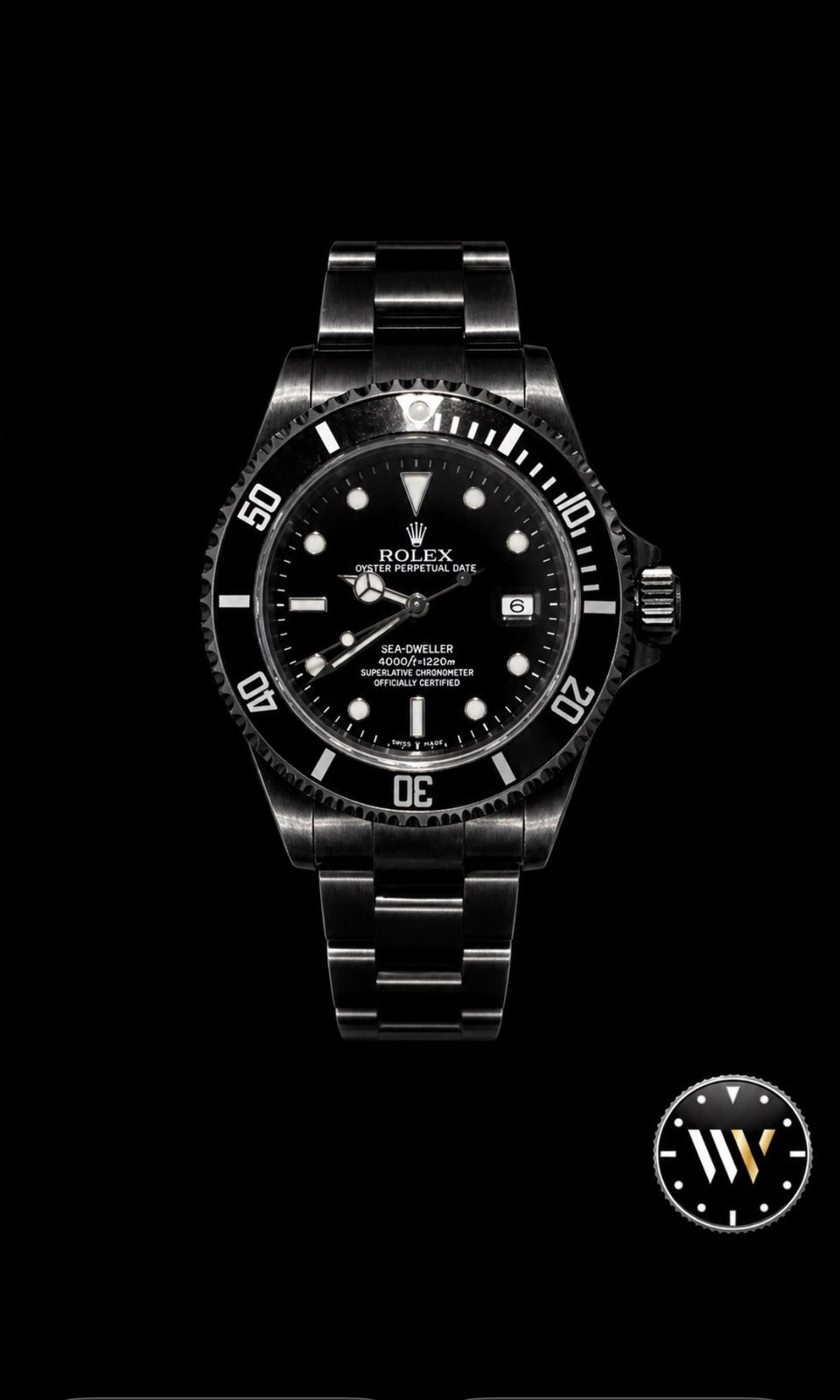 Rolex Sea-Dweller 40mm 16600 01-2008 Pre owned, Ophalen, Staal, Polshorloge, Zo goed als nieuw