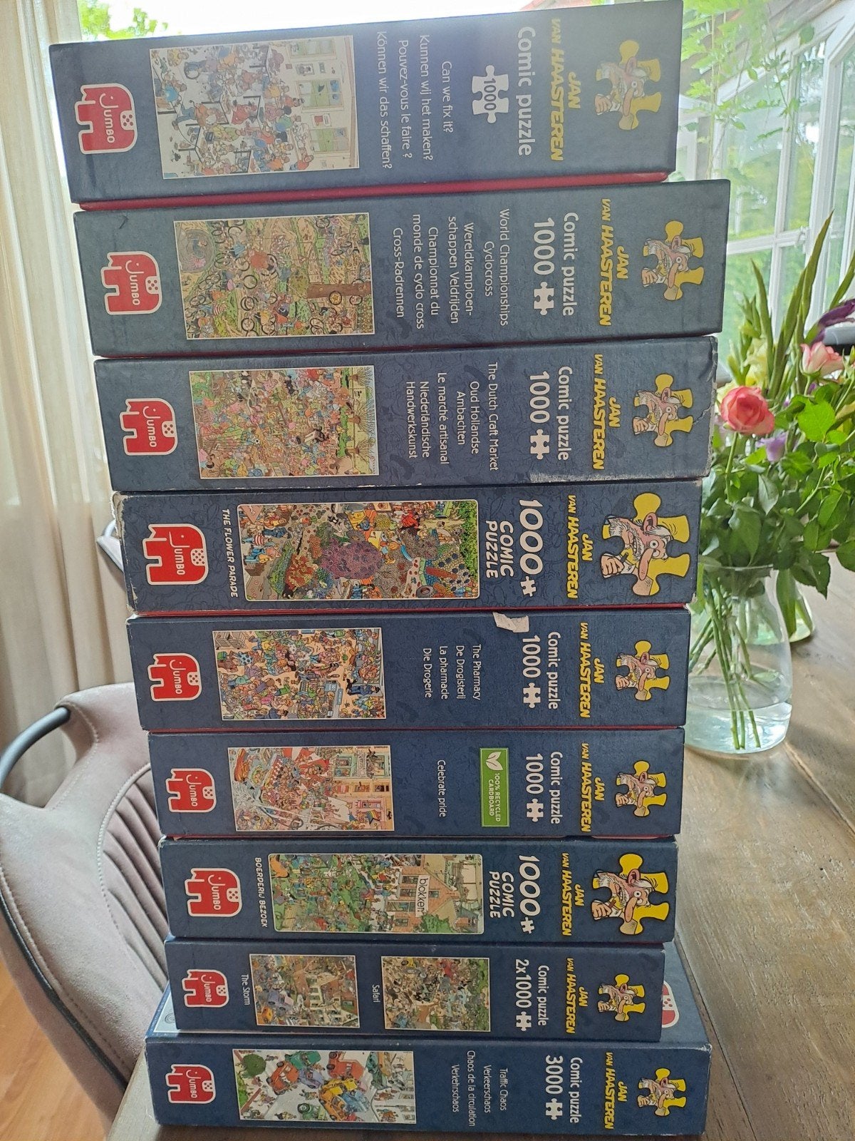 Jan van Haasteren puzzels - 9 stuks, Ophalen