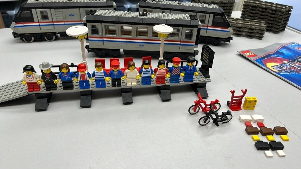 SB2268 Lego trein 4558 metroliner perfecte staat, Ophalen of Verzenden, Zo goed als nieuw