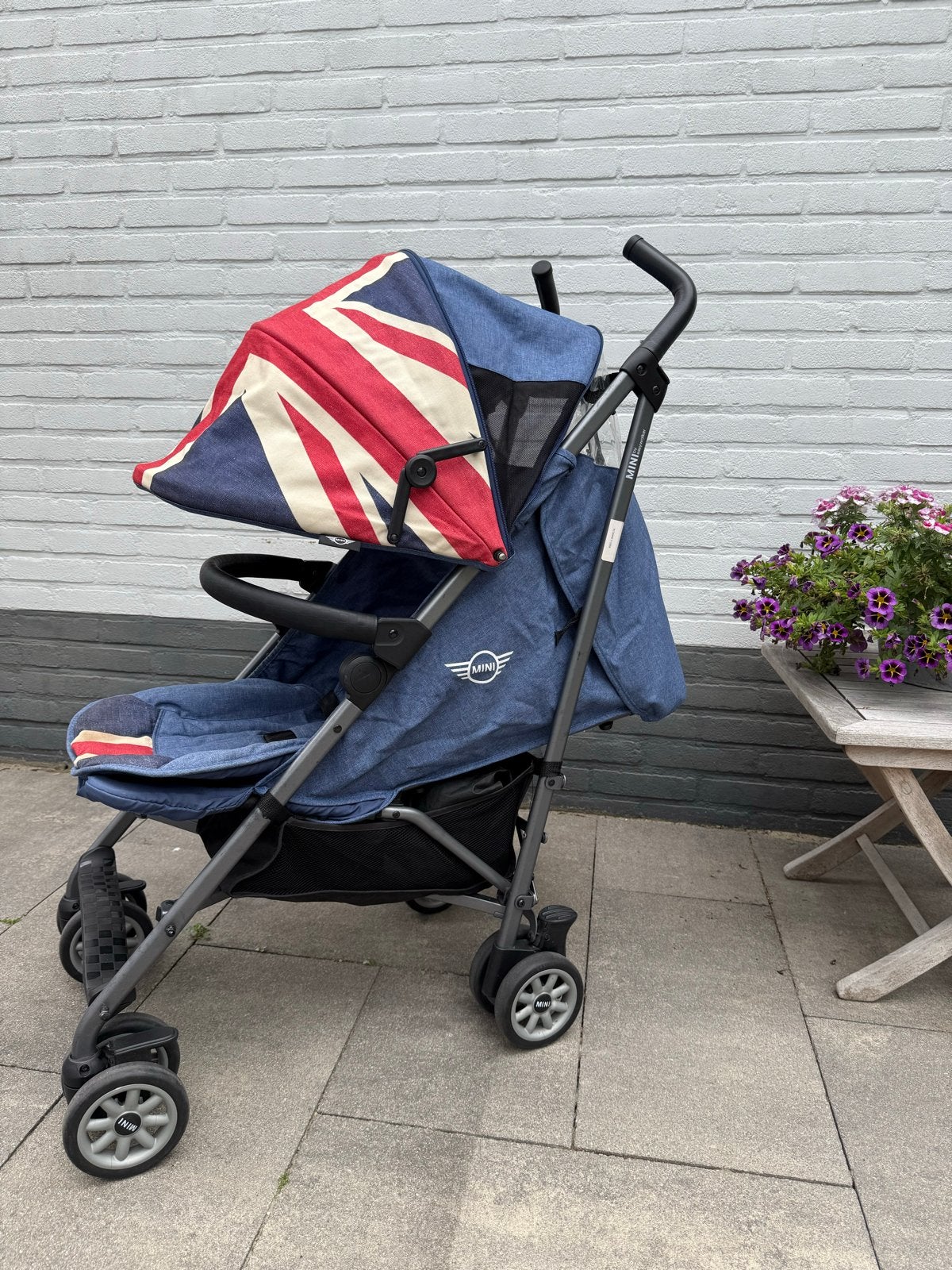Easywalker Mini Buggy - Union Jack Design, Ophalen, Gebruikt, Overige merken, Regenhoes