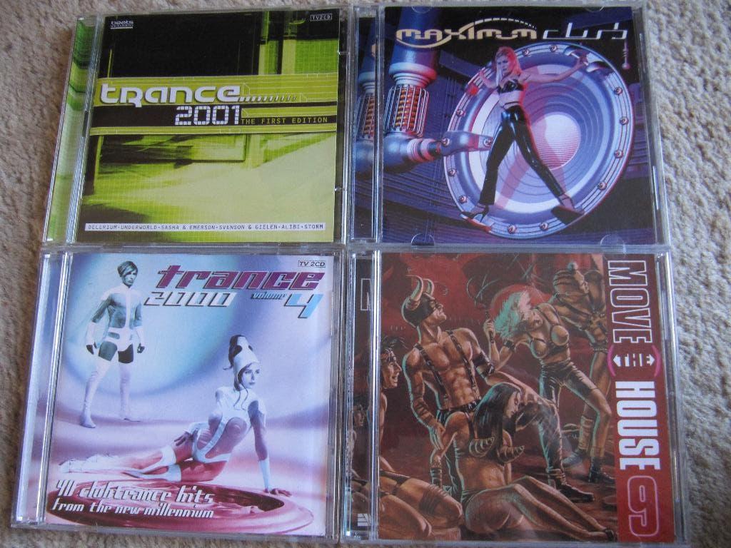Trance 2001, Maximum Club, Move the House 6, Trance 2000 - 4, Cd's en Dvd's, Cd's | Dance en House, Ophalen of Verzenden, Gebruikt