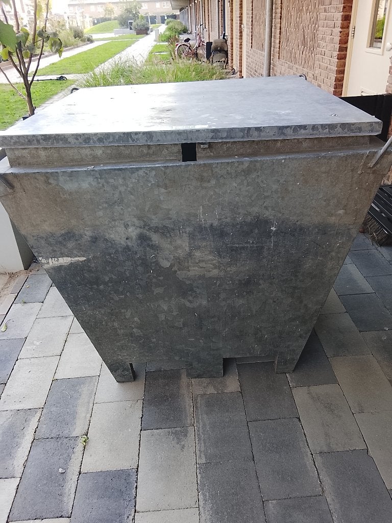 Ijzeren Waterkist voor op bouw, Ophalen of Verzenden, Gebruikt, Overige metalen