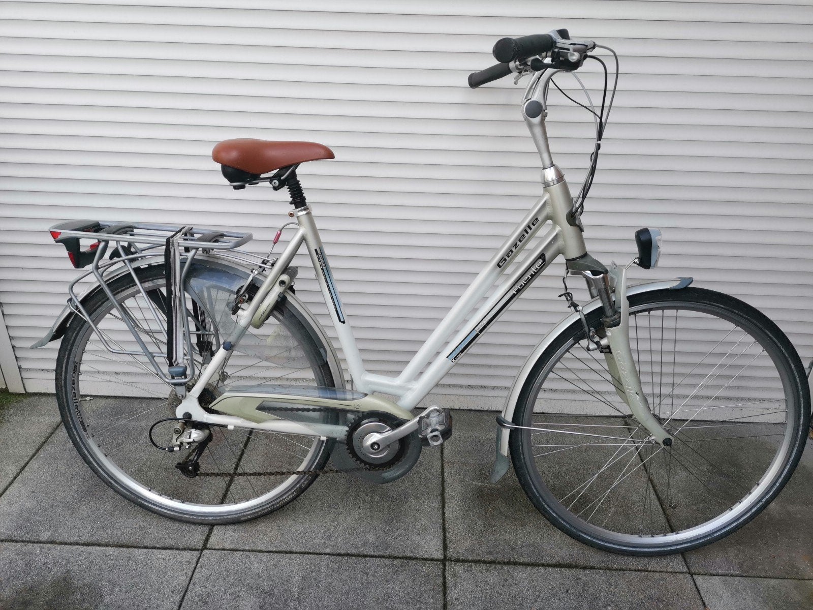 Gazelle Fuente Damesfiets., Ophalen, Velgrem, 56 cm of meer, Gazelle