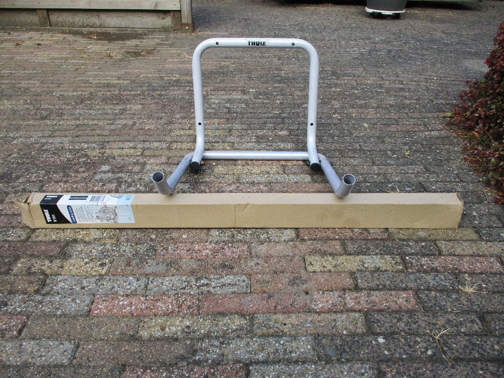 Thule muur beugel en oprijgoot / Nieuw, Ophalen, 3 fietsen of meer, Nieuw, Trekhaakdrager