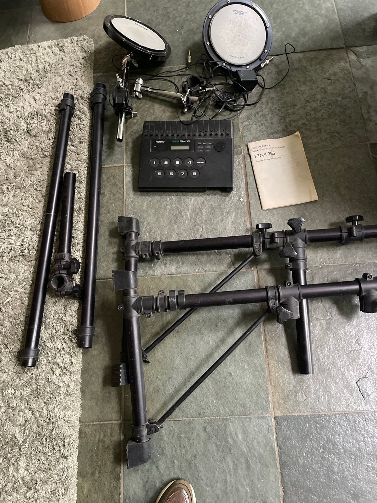Roland TD-7 Elektronisch Drumstel met PM-16 Interface, Ophalen, Gebruikt, Roland, Elektronisch