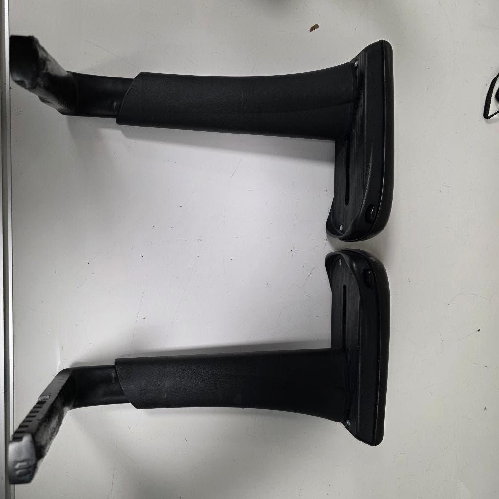 losse armligger L+R met armpad van AHREND 230 bureaustoel, Ophalen of Verzenden, Gebruikt, Zwart, Bureaustoel