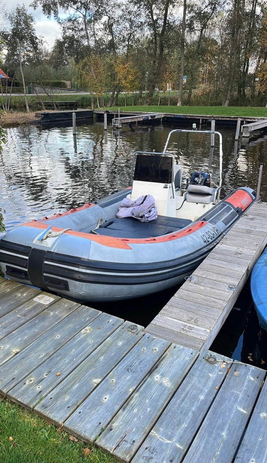Sacs 5.30 rib rubberboot met console, Watersport en Boten, Ophalen, Gebruikt, 30 pk of meer, Buitenboordmotor