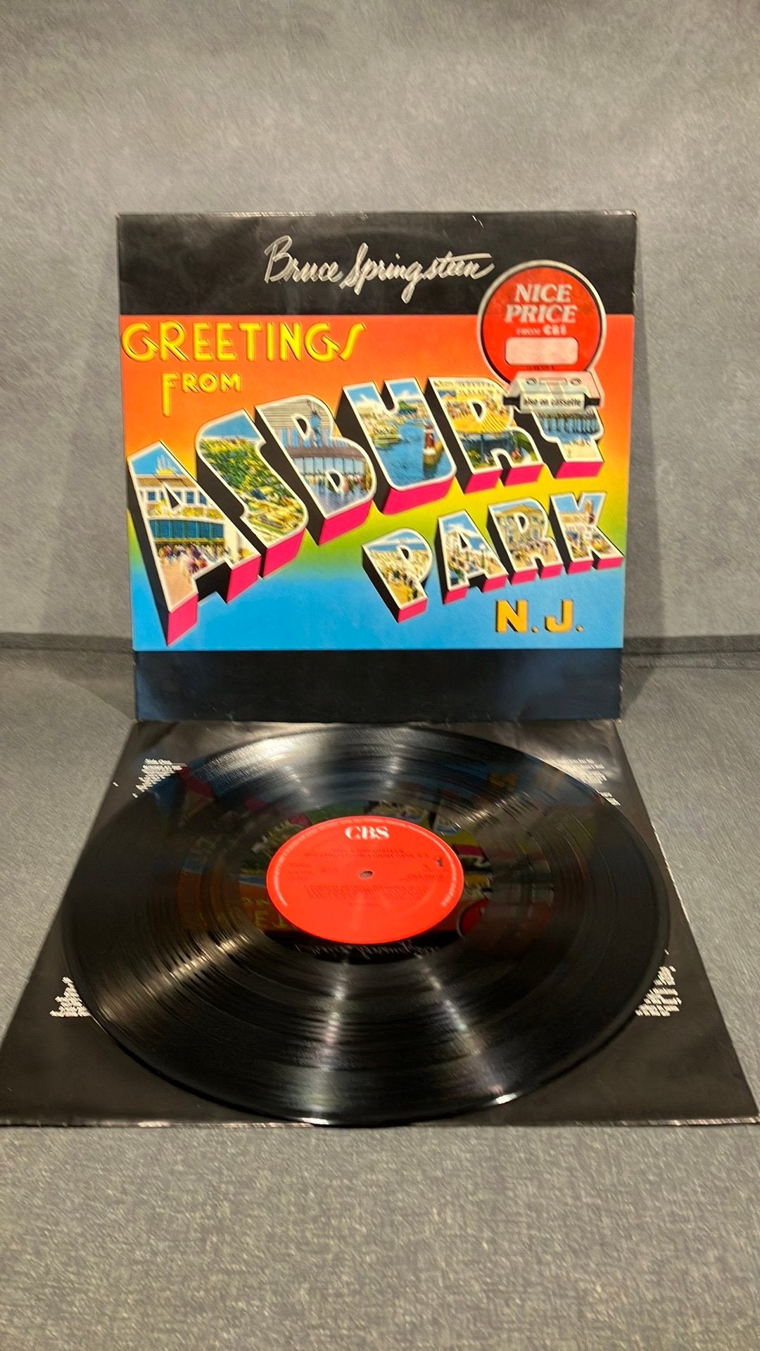 Bruce Springsteen— Greetings from Asbury Park , N.J, Cd's en Dvd's, Vinyl | Rock, Ophalen of Verzenden, Originele persing, 12 inch