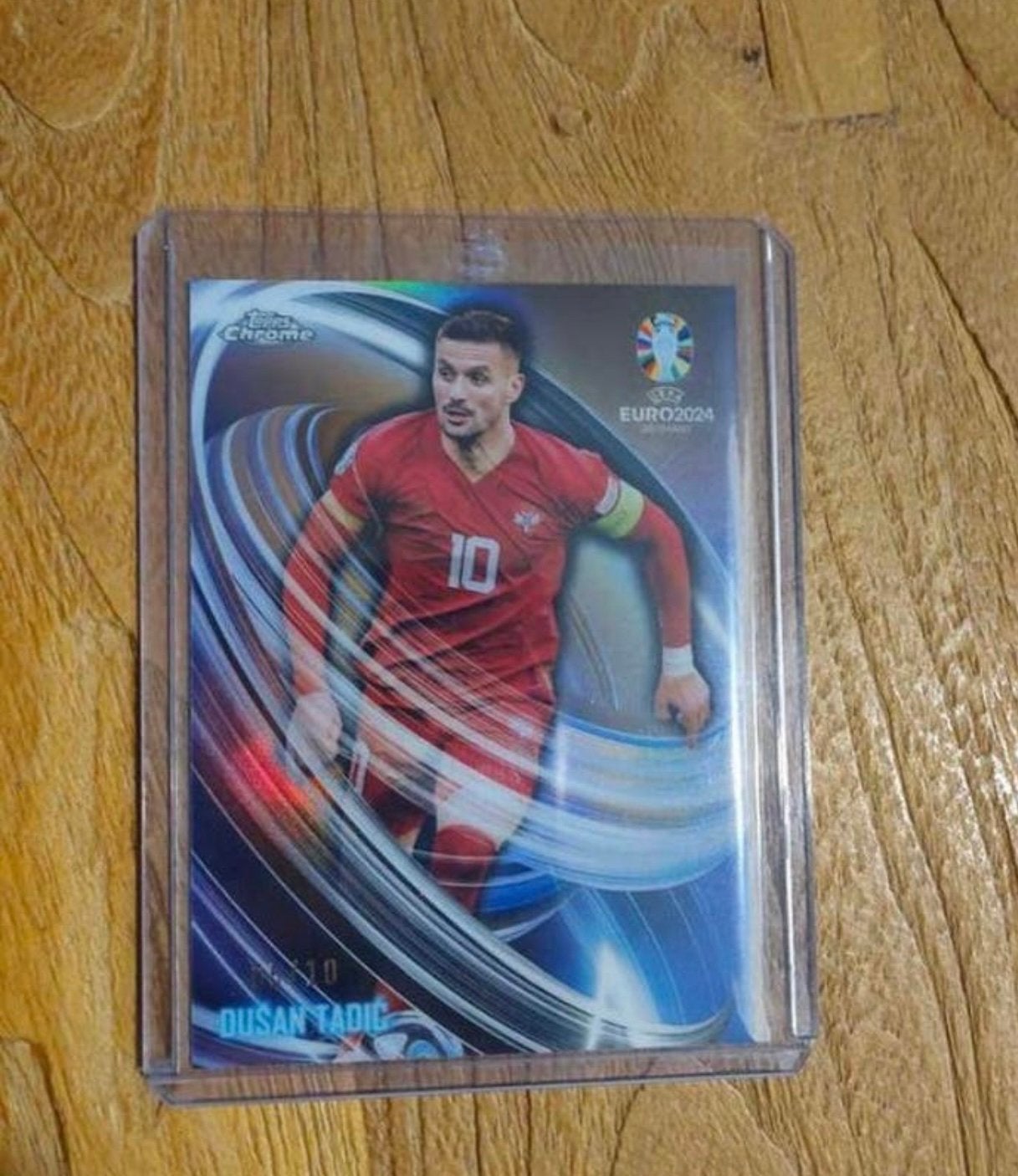 Dusan Tadic genummerd 05/10 Topps, Ophalen of Verzenden, Zo goed als nieuw, Plaatje