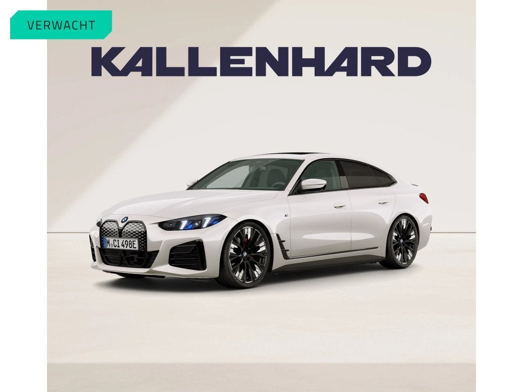 BMW i4 xDrive40 M-Sport Pro - Dak - Memoryzetel - ACC - Harm, Auto's, BMW, 12 maanden, Gebruikt, Wit, Leder