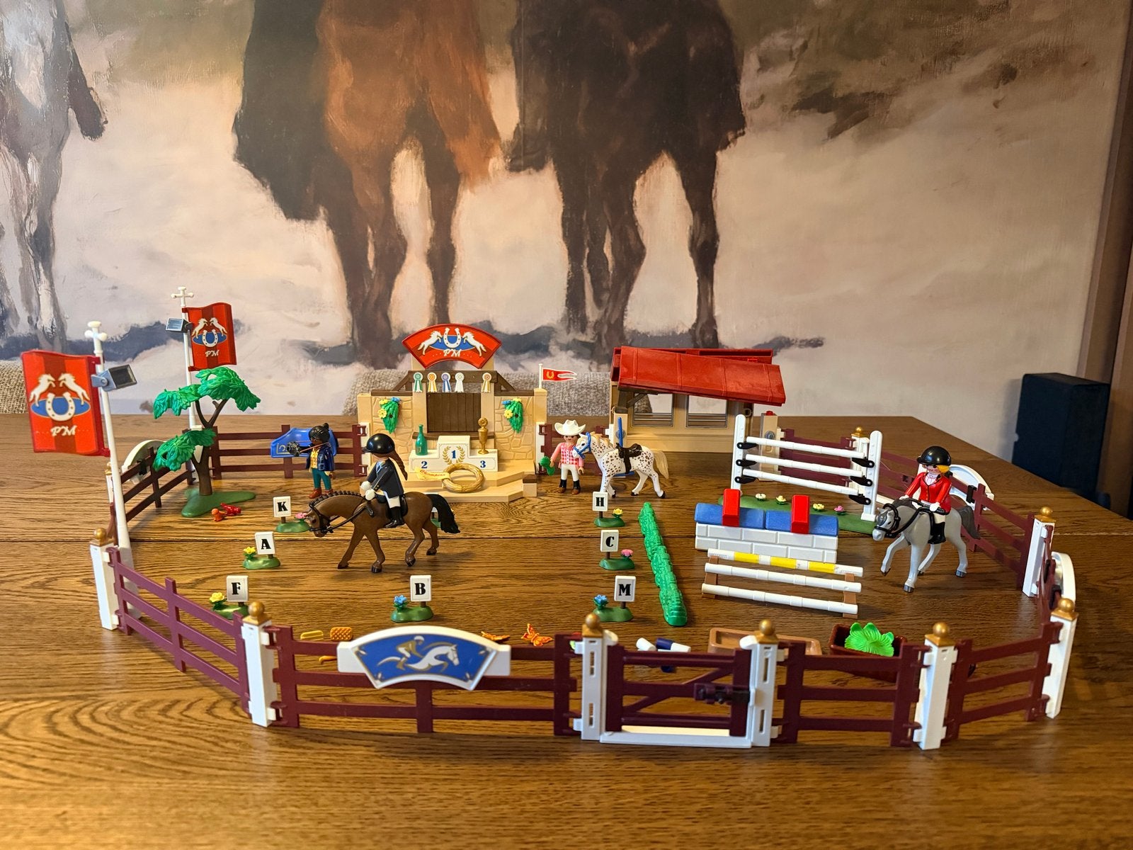 Playmobil Country grote wedstrijdpiste | 70337, Gebruikt, Complete set, Ophalen of Verzenden, Country