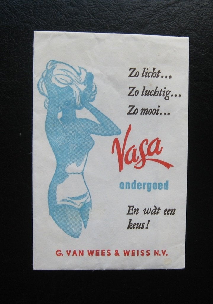 4558 G.van Wees & Weiss NV - VASA ondergoed, Verzenden, Nederland