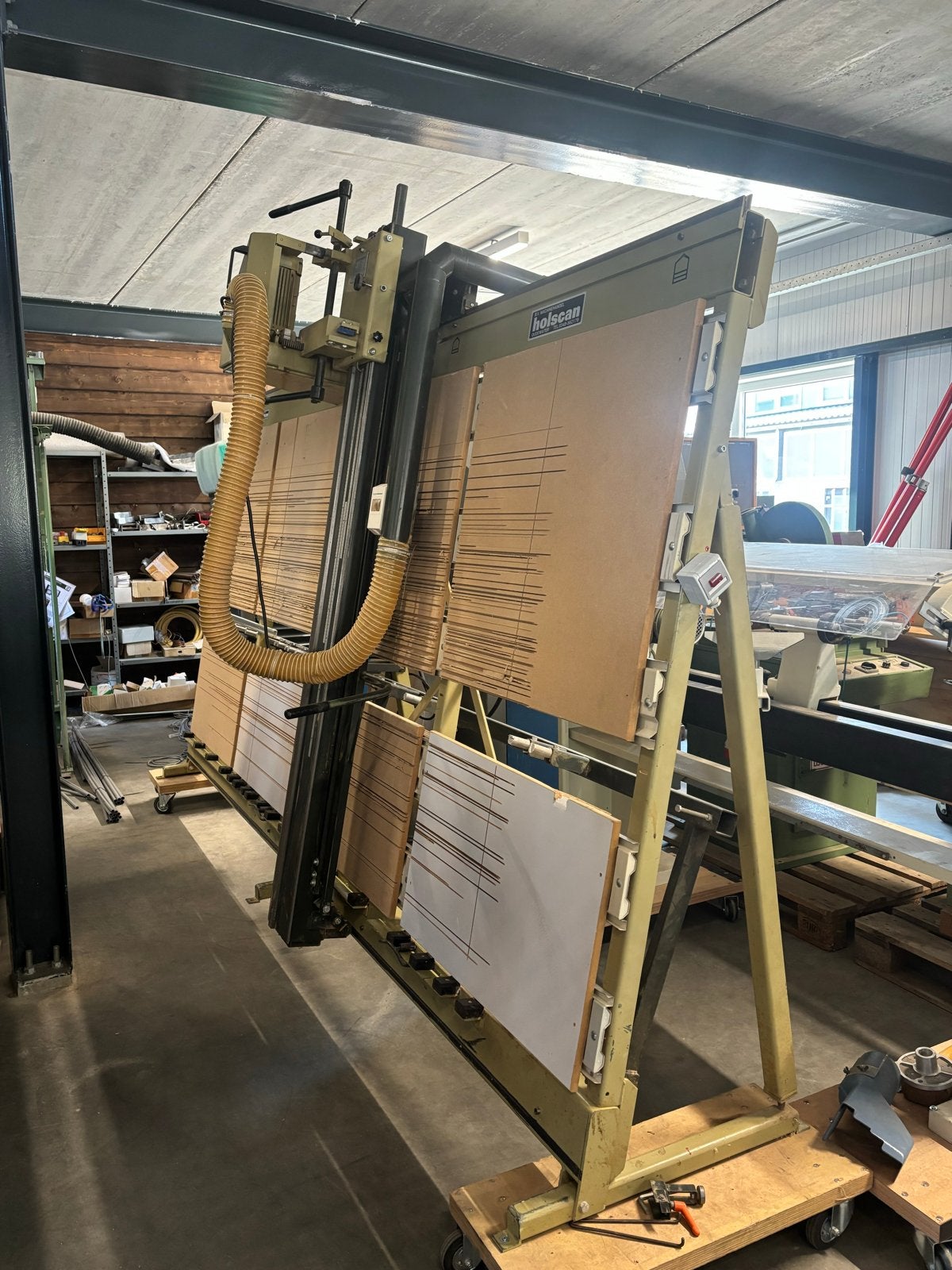 Elcon RS-155 Platenzaag - 1994, 2.2 kW, 380V, Ophalen, Gebruikt, 70 mm of meer, Overige typen