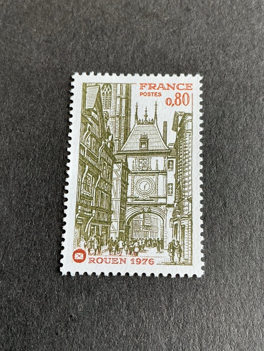 Frankrijk 1976: Rouen, Verzenden, Postfris