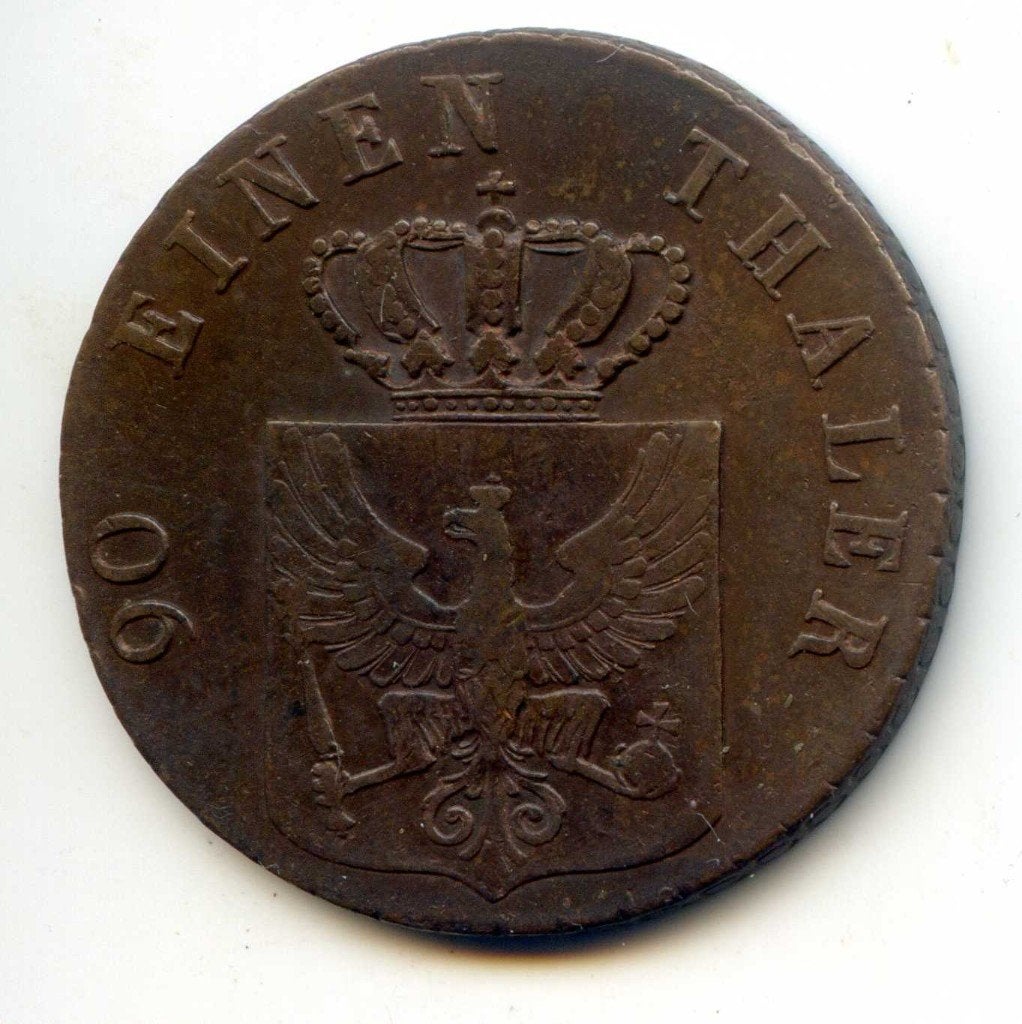 Duitsland Pruissen 4 Pfennig 1833 D, Ophalen of Verzenden, Duitsland