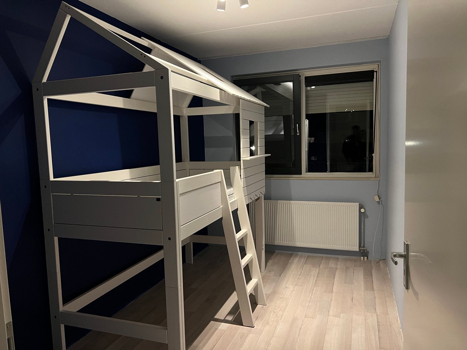 Lifetime Kidsrooms Hoogslaper 1-persoons bed (huisje), Ophalen, Gebruikt, Eenpersoons, 200 cm
