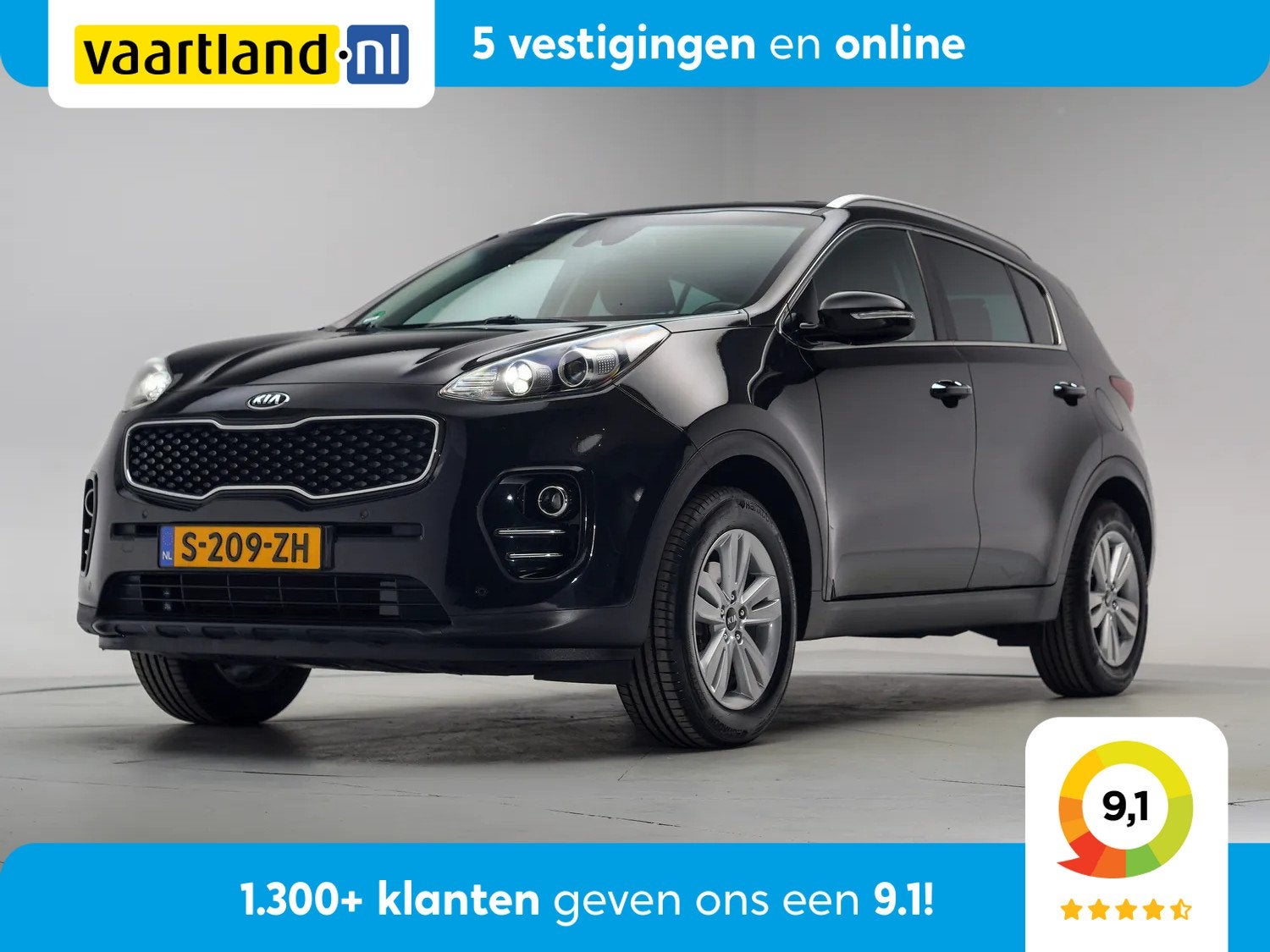 Kia Sportage 1.6 GDI Design Edition [ Camera Leder Stoelverw, Auto's, Voorwielaandrijving, Gebruikt, 1591 cc, 4 cilinders