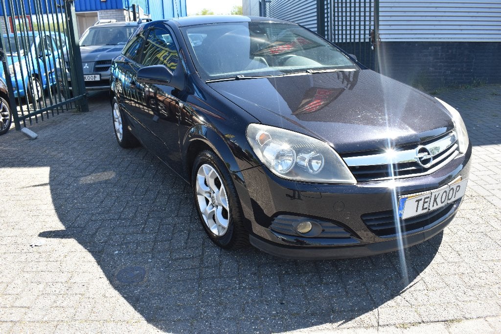 Opel Astra 1.6 16V GTC 2007 Zwart  NIEUWE APK, Auto's, Voorwielaandrijving, 15 km/l, 1145 kg, 4 cilinders