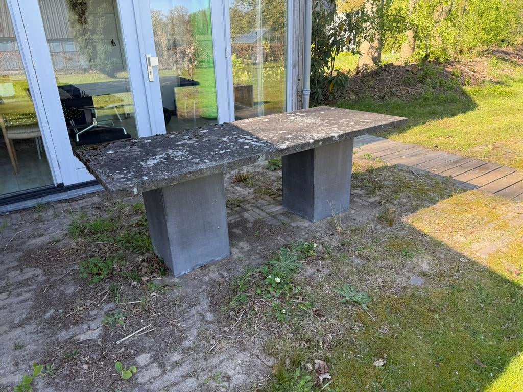Buiten tafel (gratis afhalen), Tuin en Terras, Tuintafels, Ophalen of Verzenden, Zo goed als nieuw, Rechthoekig