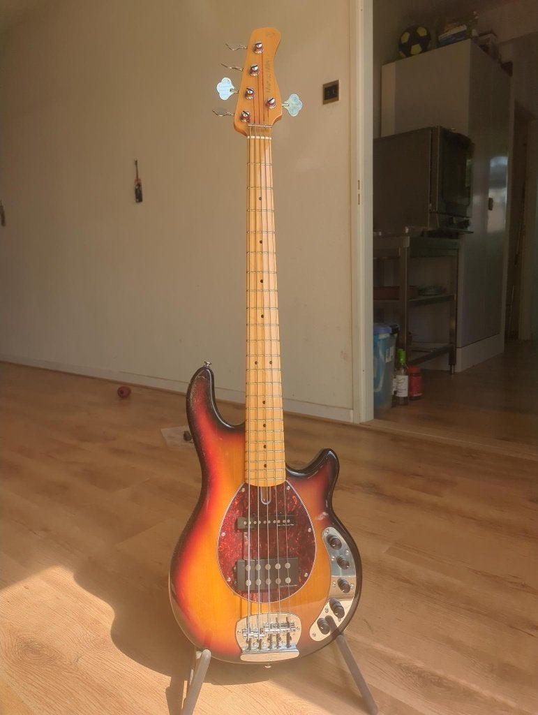 Sire Marcus Miller Z7-5 Sunburst met upgraded neck pickup, Ophalen, Zo goed als nieuw, Elektrisch, 5-snarig