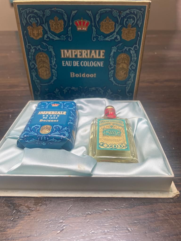 Vintage Imperiale Eau de Cologne & Savon de Luxe Boldoot, Ophalen of Verzenden, Zo goed als nieuw