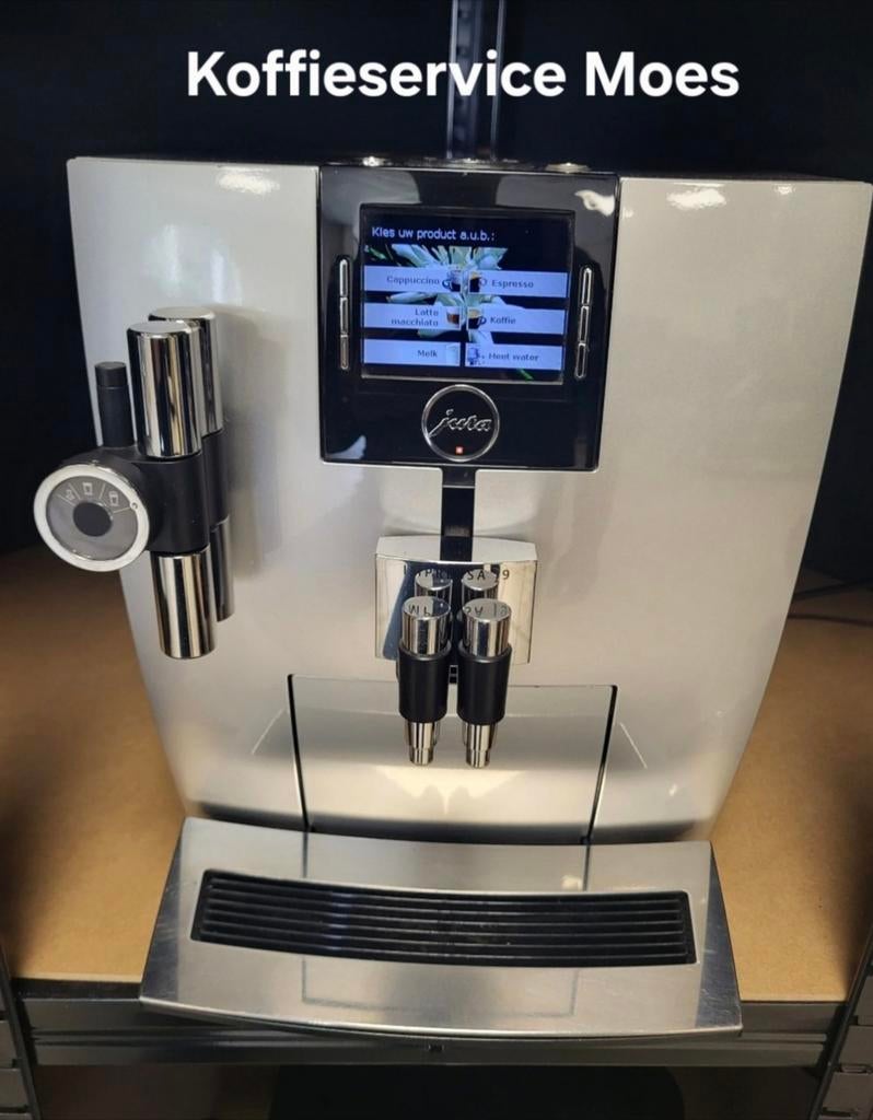 Jura J9.3 met servicebeurt €375, Witgoed en Apparatuur, 10 kopjes of meer, Ophalen of Verzenden, Koffiemachine, Koffiebonen