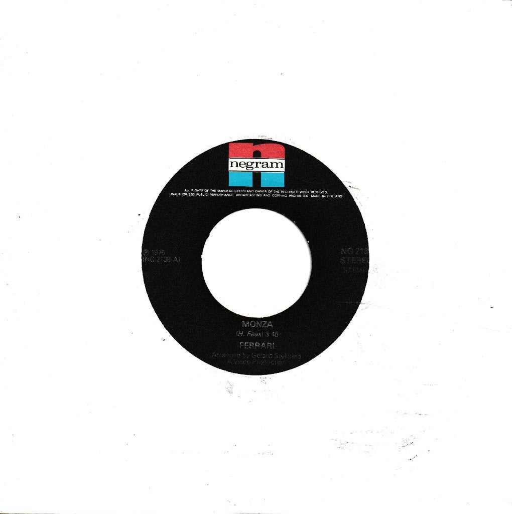 Ferrari - Monza, Ophalen of Verzenden, Gebruikt, 7 inch, Pop