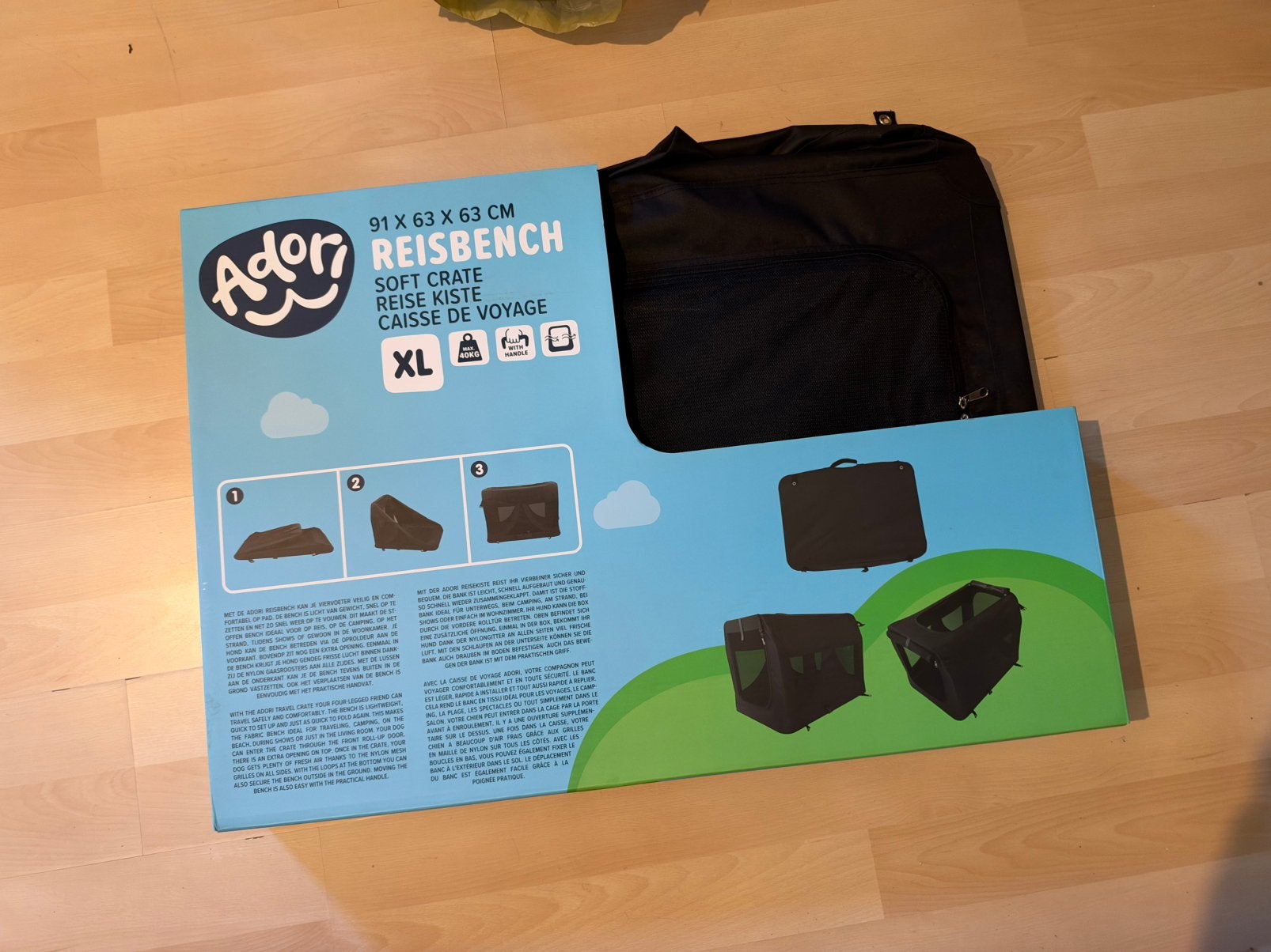 Adori reisbench XL, Ophalen, Zo goed als nieuw