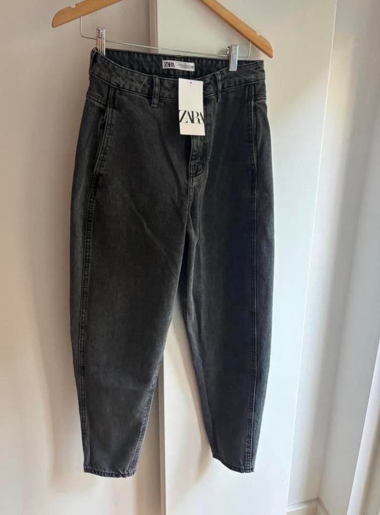 Zara barrel jeans, balloon jeans,spijkerbroek wijd,maat 36, Ophalen of Verzenden, Nieuw, Grijs, W28 - W29 (confectie 36)
