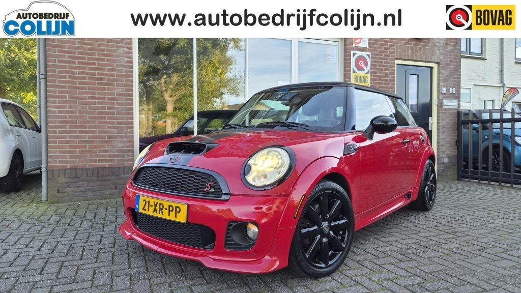 Mini Mini 1.6 Cooper S Chili JCW, Harman, Leder, Auto's, Keurmerk '100% Onderhouden', Dealer onderhouden, Gebruikt, Zwart
