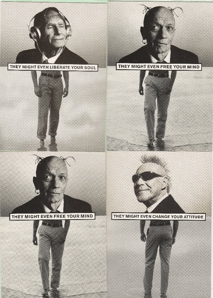 4x Dockers / Levi Strauss Jeans. - mooie reclame kaarten -, Ophalen, 1960 tot 1980, Ongelopen, Cultuur en Media