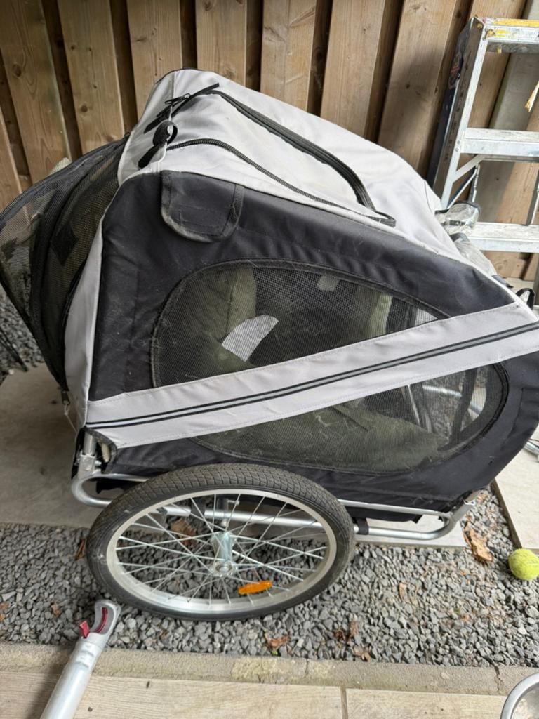 Honden fietskar, Ophalen of Verzenden, Gebruikt, Hondenkar