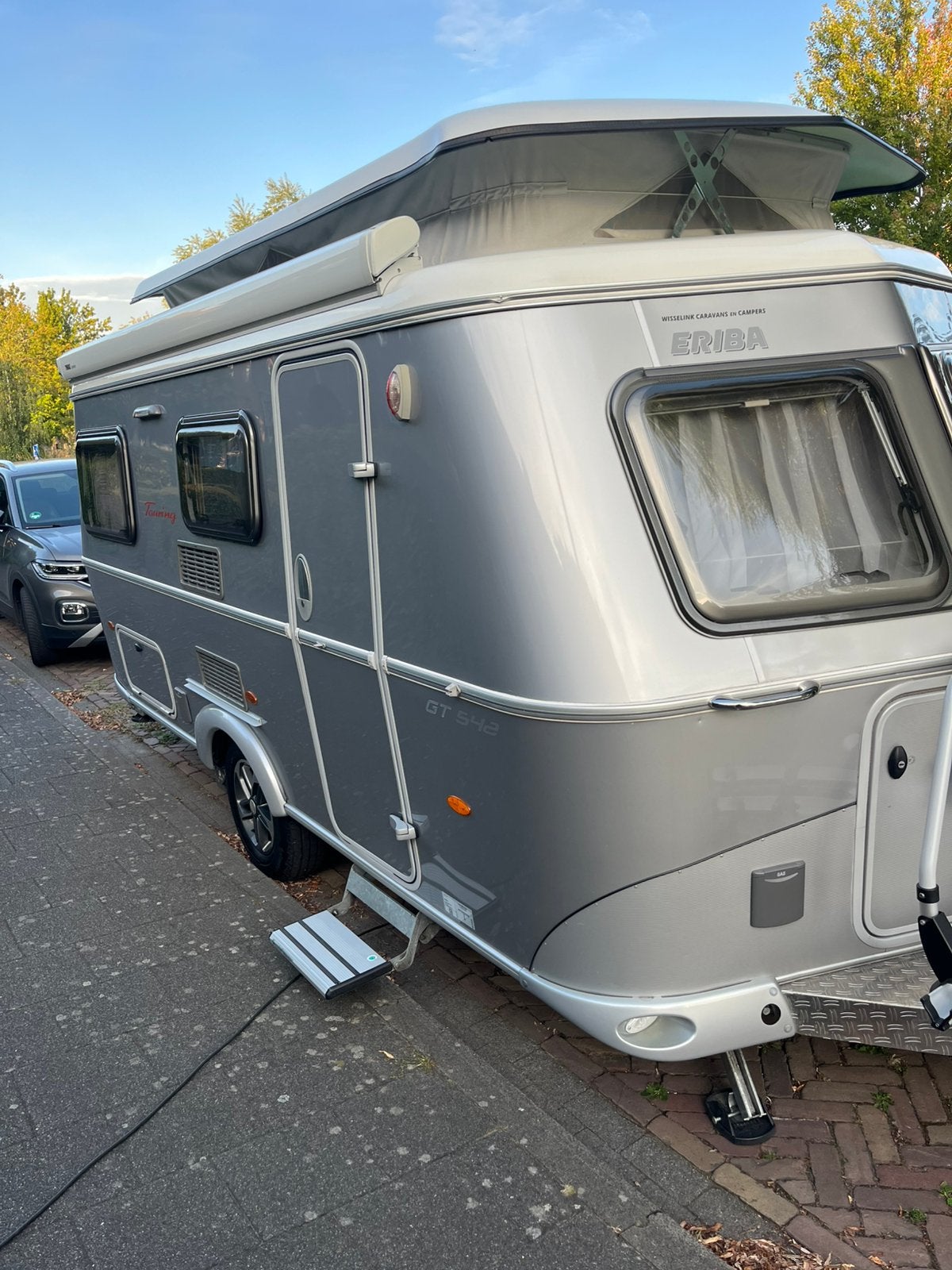 Eriba Touring Troll 542 incl mover en fietsenrek 2022, Schokbreker, Vast bed, Particulier, 5 tot 6 meter