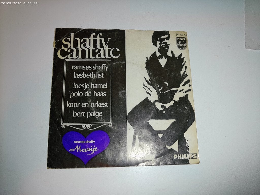 Ramses Shaffy / Liesbeth List - Shaffy Cantate, Gebruikt, Fotohoes, 7 inch, Ophalen of Verzenden