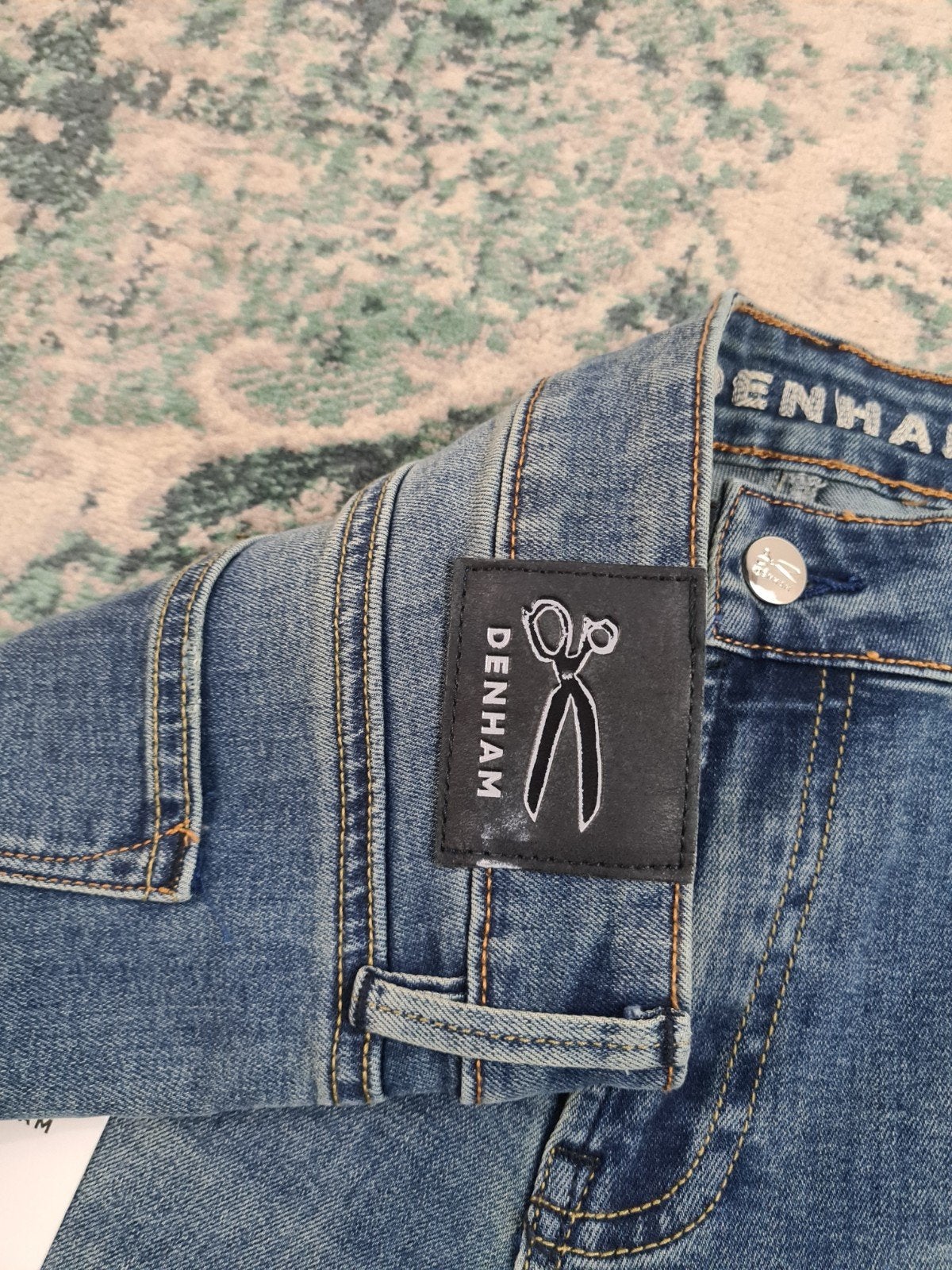 Denham Monroe Girlfriend Tapered Fit W30 L30 Tulsi3030, Denham, Blauw, Nieuw, Ophalen of Verzenden