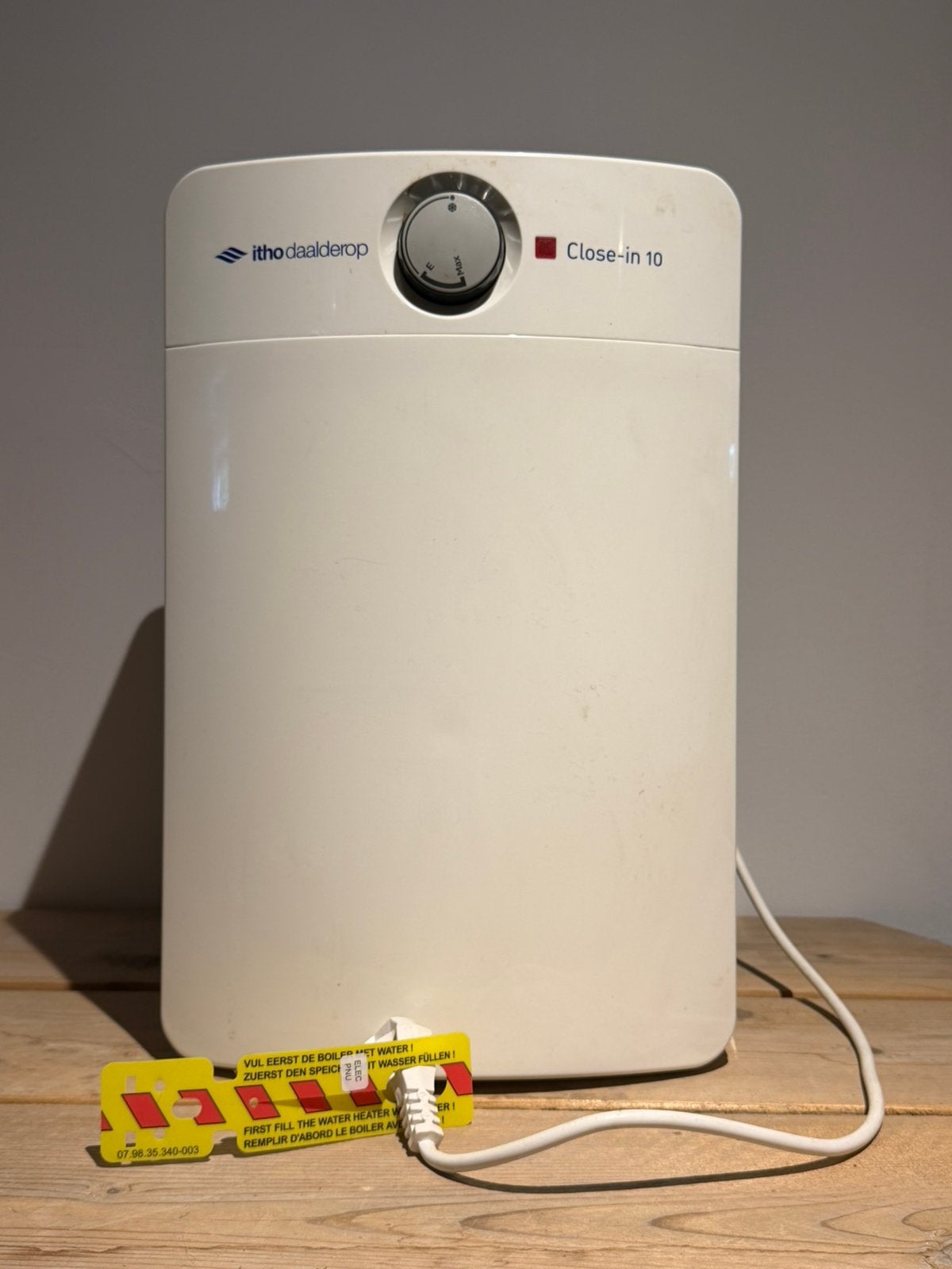 Itho Daalderop Close-in 10 liter keukenboiler, Ophalen, Gebruikt, Inbouw, Elektrisch
