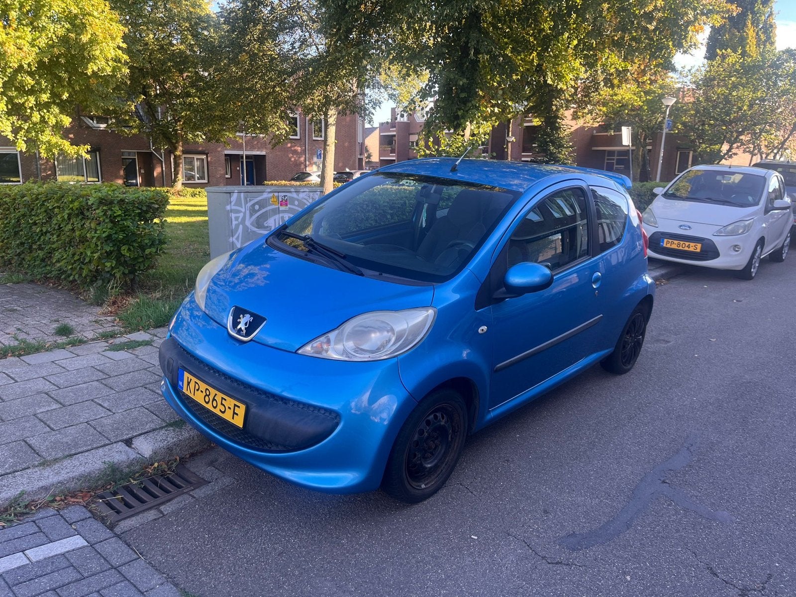 Peugeot 107 1.0 12V 3DR 2007 Blauw, Voorwielaandrijving, 68 pk, Handgeschakeld, Particulier