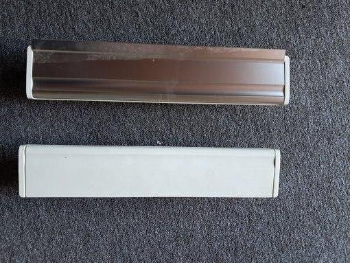 Kunststof-aluminium binnen- en buitenbrievenbus RAL 9010, Tuin en Terras, Brievenbusklep, Ophalen of Verzenden, Inbouw, Nieuw