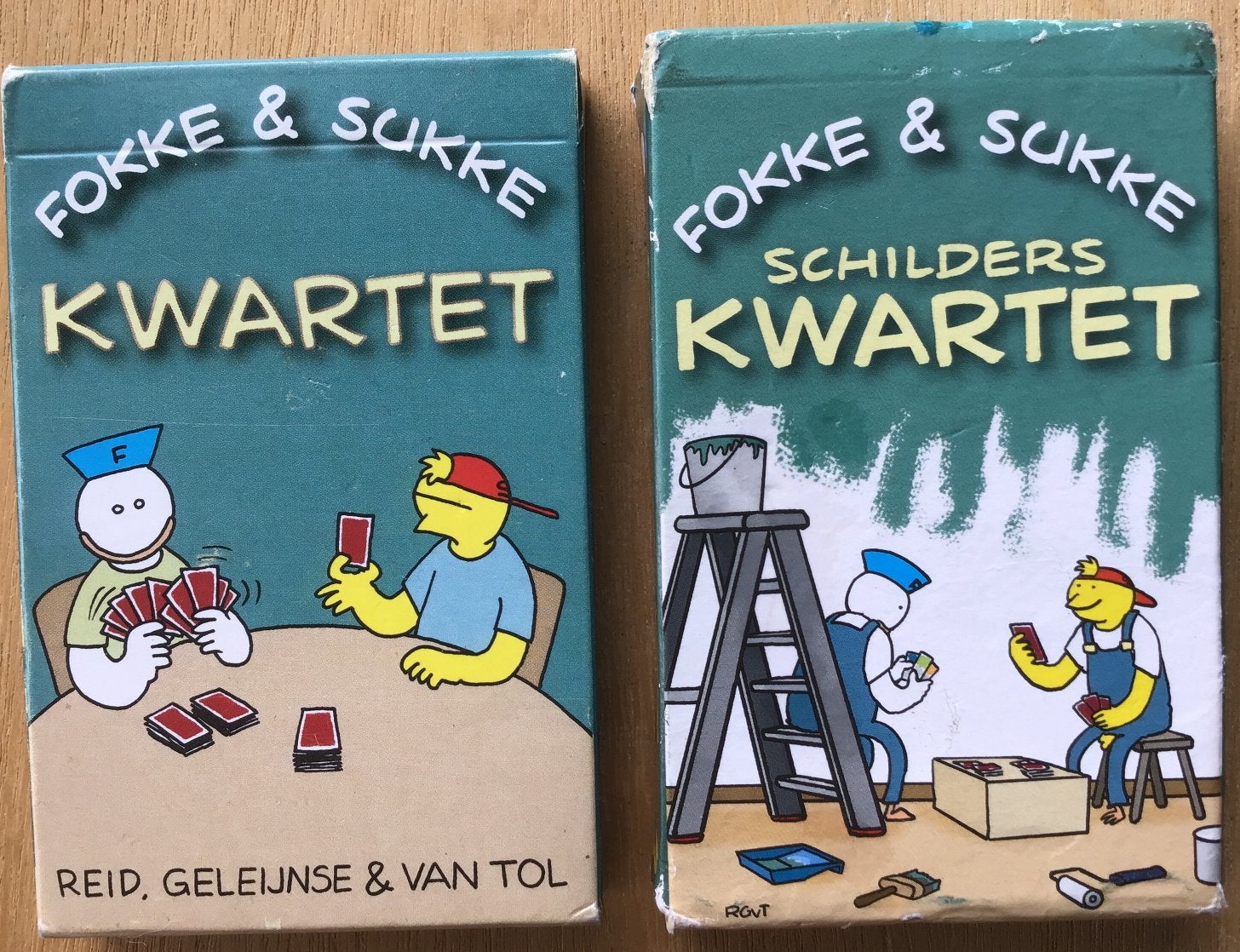 Fokke & Sukke kwartet & schilderskwartet - NIEUW, Verzamelen, Speelkaarten, Jokers en Kwartetten, Ophalen of Verzenden, Nieuw
